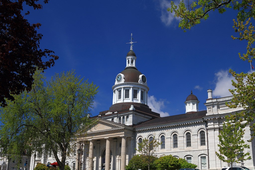 City Hall View of frontage Kingston, Ontario, Canada